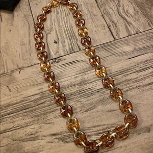 28” fashion necklace brown